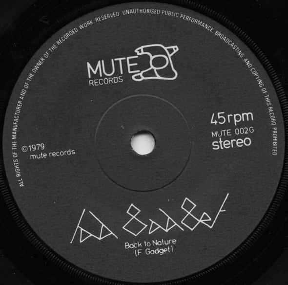 Fad Gadget Back to Nature (1979) FBSO Fad Gadget Back to Nature (1979) FBSO